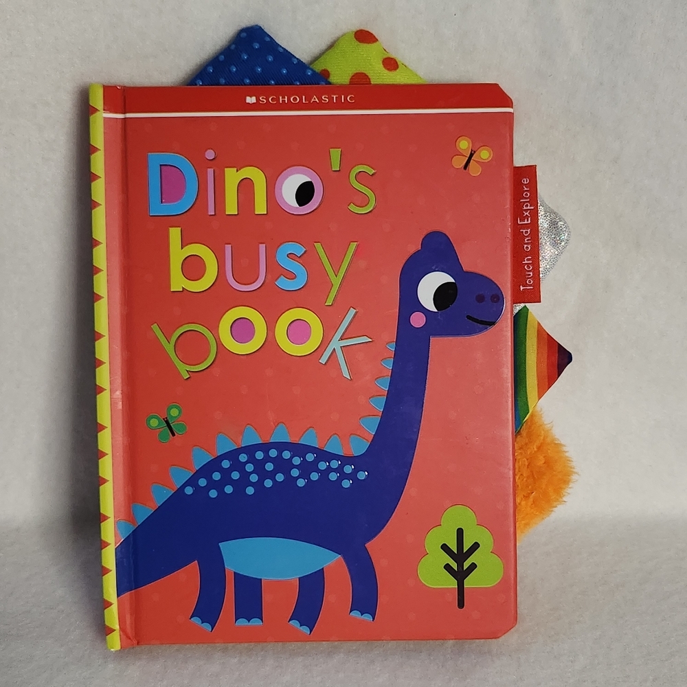 Scholastic Book Touch And Explore Dino's Busy Book